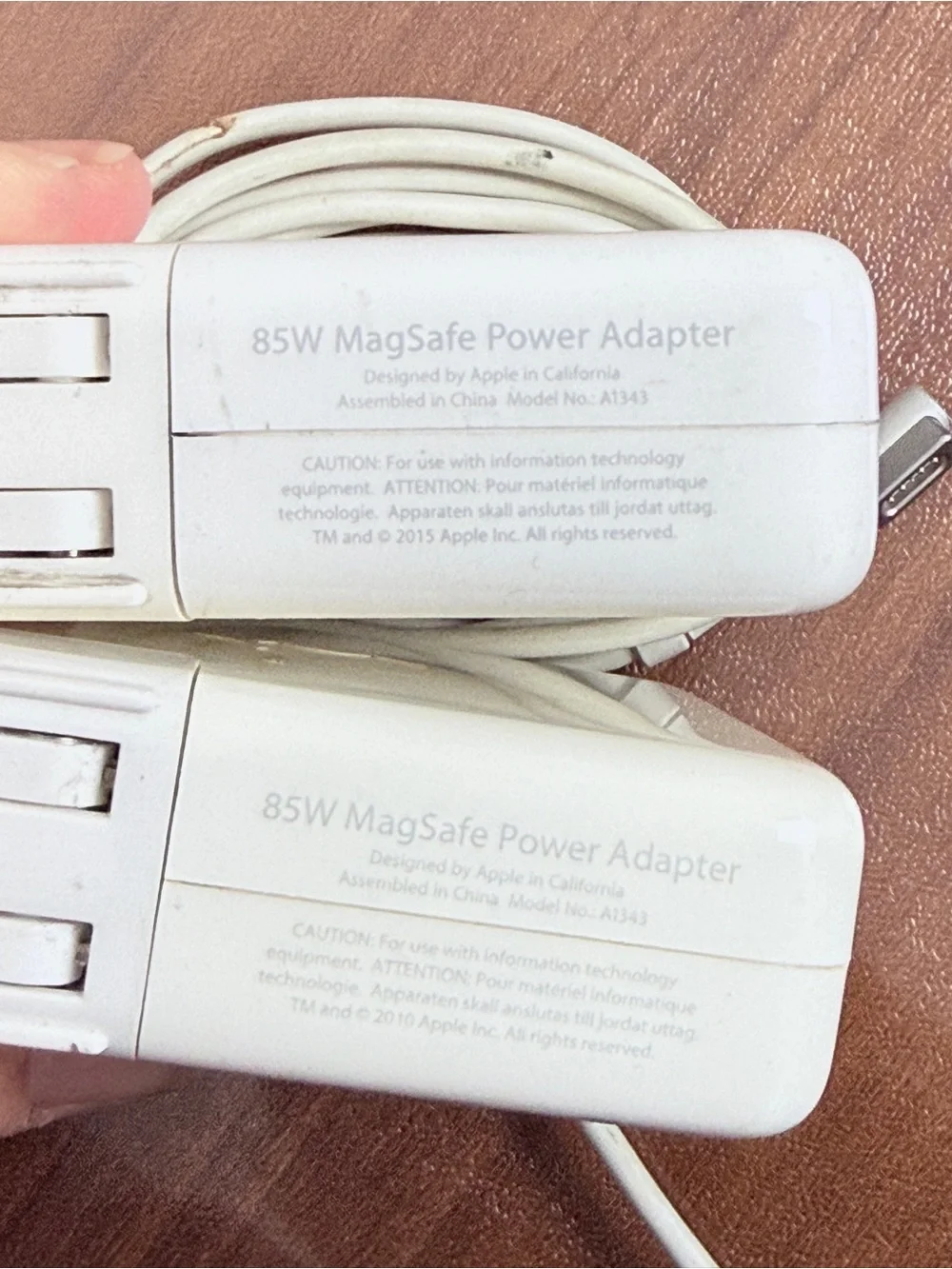 2 Apple MacBook 85W Magsafe Power Adapter Chargers A1343